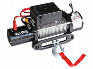 Лебёдка электрическая 12V Electric Winch 12000 lbs 5443 кг (чугунный клюз)