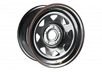 Диск усиленный VW Amarok стальной черный 5x120 7xR16 d65.1 ET+20 (треугольник мелкий)