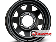 Диск стальной для Уаз DOTZ 4X4 STAHLRADER Dakar dark R15 / 7J PCD 5x139.7 ЕТ -12 ЦО 110