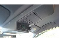 Консоль потолочная для установки р/c Mitsubishi L200/Pajero Sport вырез под р/c 140х40 мм, серая