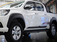 Расширители арок Toyota Hilux REVO 2015 (Без крепежных болтов)