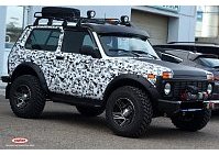 Расширители колёсных арок ВАЗ НИВА 2121 3D (передние 70 мм, задние 70 мм)