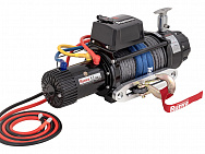 Лебёдка автомобильная электрическая высокоскоростная 12V Runva EWB9500-Q-SRMAC 4350 кг, влагозащищенная, комбинированный роспуск, синтетический трос