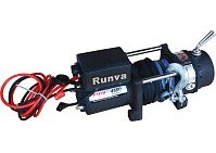 Лебёдка электрическая 12V Runva 4500 lbs 2040 кг (кевлар)