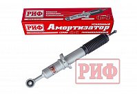 Амортизатор усиленный РИФ передний газовый Toyota Hilux 2005-2014, Sollers ST6, Jac T6 штатный и лифт 0- 45 мм