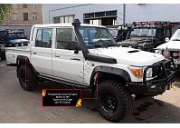 Расширители колесных арок Toyota Land Cruiser 79 2007- (вынос 65 мм)