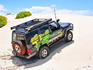 Пороги Ironman с защитой крыльев для Toyota LC76 07-