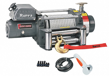 Лебёдка электрическая (индустр.) 24V Runva EWN12000U24V 5443 кг