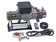 Лебёдка электрическая 12V Electric Winch 12000 lbs 5443 кг (влагозащищенная)