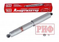 Амортизатор усиленный РИФ задний газовый Mitsubishi L200 2005-2015, Nissan Navara D22 (NP300) лифт 40 мм