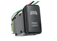 Кнопка ВКЛ/ВЫКЛ, белый, FRONT LIGHTS TOYOTA 40x20