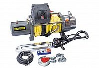 Лебёдка электрическая 12V Electric Winch SNC12 OWX 12000 lbs 5443 кг (синтетический трос 10 мм)