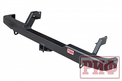 Бампер РИФ задний Mazda B2500/BT50, Ford Ranger T5 2006-2010 с квадратом под фаркоп